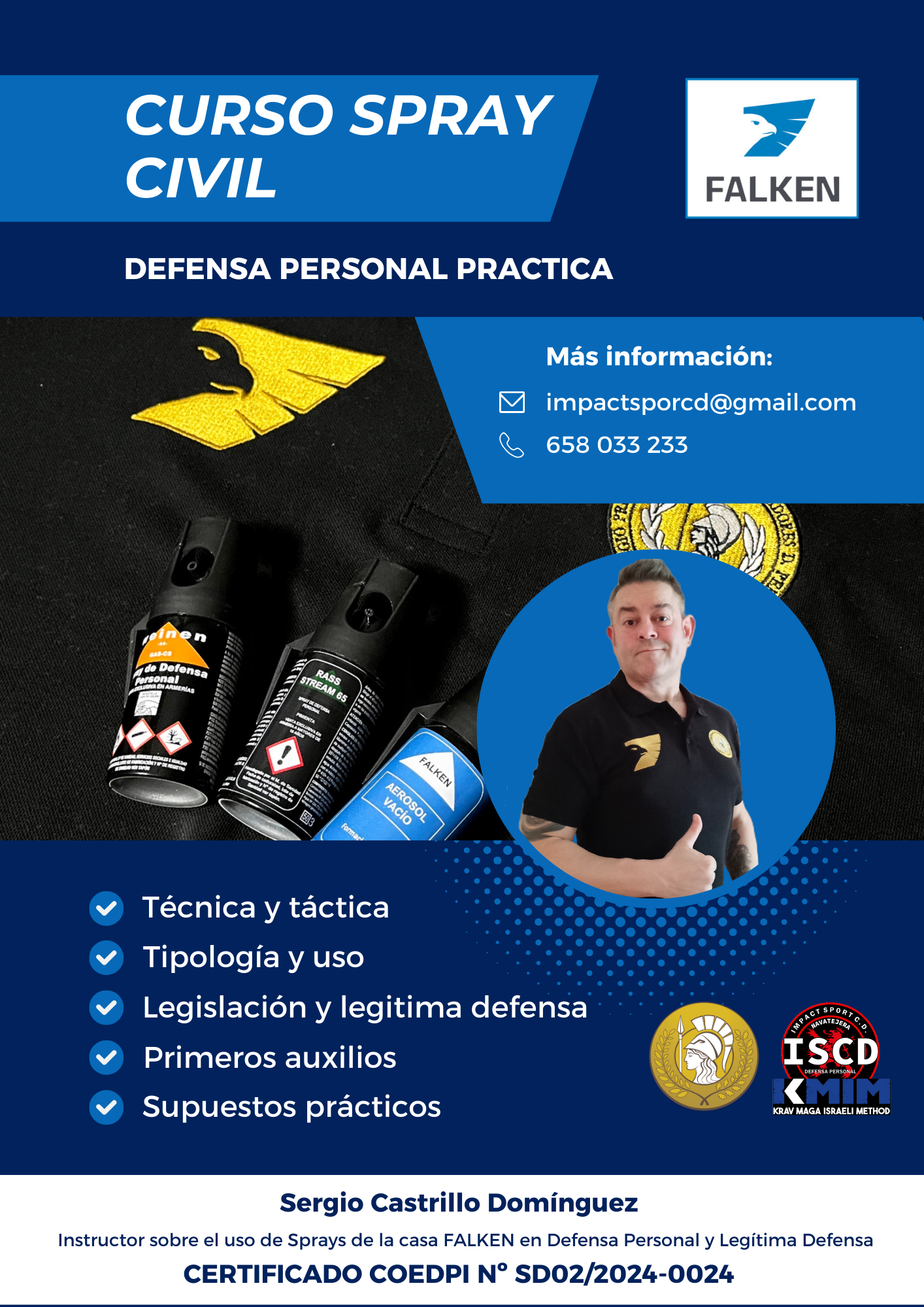 CURSO CIVIL SPRAY FALKEN